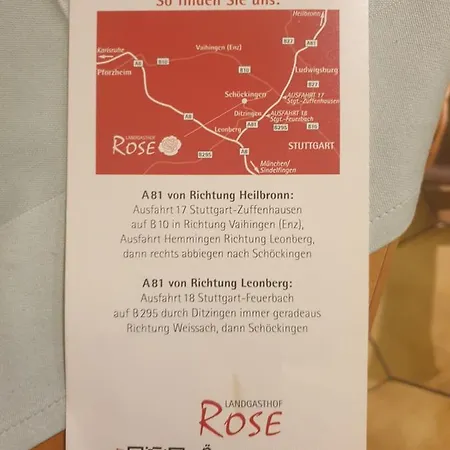 Landgasthof Rose بيت ضيافة